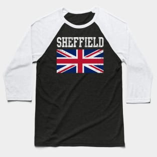 Sheffield United Kingdom Flag Baseball T-Shirt